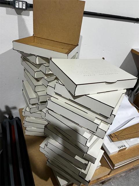 Caixas em MDF com gravação a laser